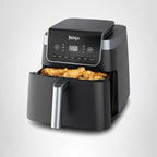 Ninja | Air Fryer Pro XL | 6.5QT Capacity fits up to 9lbs of Wings| 7-in-1 Max Crisp, Broil, Air Fry, Roast, Bake, Reheat & Dehydrate | Dishwasher Safe Parts | Space Saving | Grey | AF182AMZ
