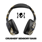 Skullcandy Crusher ANC 2 Wireless Over-Ear Bluetooth Headphones with Extra USB-C Charging Cable, Multi-Sensory Bass, Active Noise Cancelling, 60 Hours Battery, Microphone iPhone Android - True Black