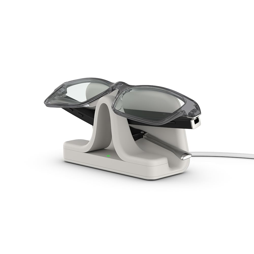 Amazon Echo Frames (newest model) + Echo Show 8 (newest model), Smart Glasses with Alexa, Rectangle frames in Classic Black with blue light filtering lenses