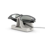 Amazon Echo Frames (newest model) + Echo Show 8 (newest model), Smart Glasses with Alexa, Rectangle frames in Classic Black with blue light filtering lenses