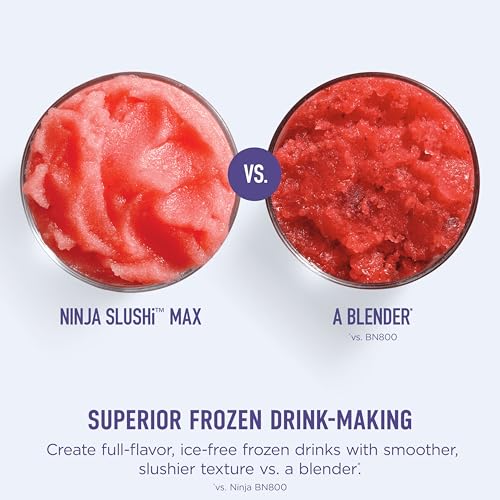 Ninja SLUSHi Max | XXL Smart Frozen Drink Maker | Exclusive Smart Technology | Party-Sized 150oz Capacity | No Ice Needed | 6 Programs | Perfect Temp & Texture up to 12 hours | Blue | FS605SG