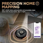 Shark Robot Vacuum & Mop Combo, PowerDetect NeverTouch Pro, Self-Emptying, Self-Refill with Self-Clean Pad Wash & Dry, 60-Day Debris Capacity, 30-Day Refill Tank, 5 Technologies, Black, AV2800ZEBK