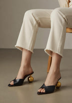 JW PEI Women's Ellie Sphere Heel Mules