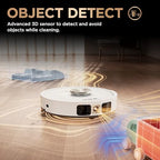 Shark Robot Vacuum & Mop Combo, PowerDetect NeverTouch Pro, Self-Emptying, Self-Refill with Self-Clean Pad Wash & Dry, 60-Day Debris Capacity, 30-Day Refill Tank, 5 Technologies, Black, AV2800ZEBK