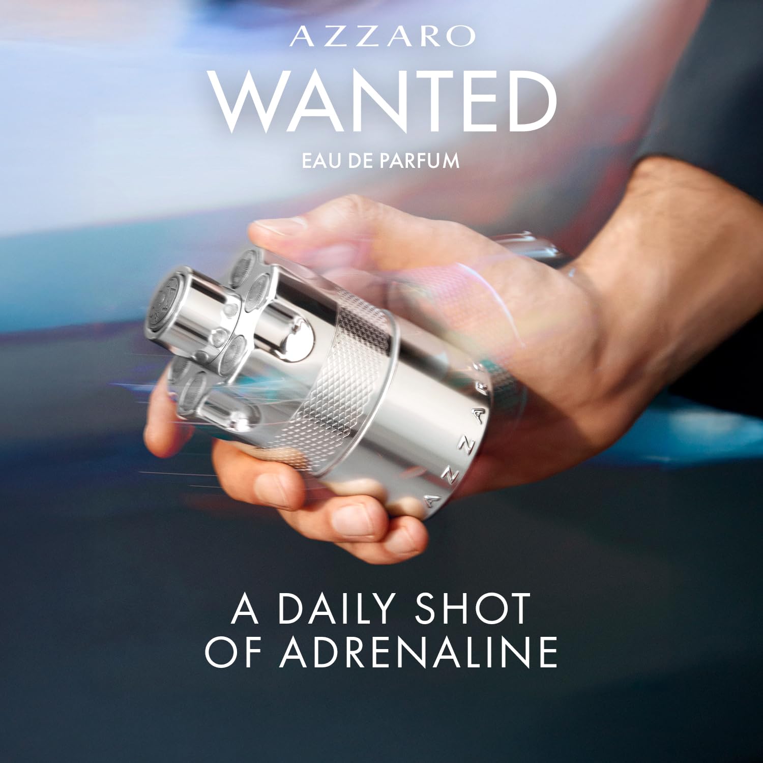 Azzaro Wanted Eau de Parfum - Energizing & Intense Mens Cologne - Woody, Aromatic & Spicy Fragrance - Fresh Notes of Juniper Berries, Sage, Vetiver - Lasting Wear - Luxury Perfumes for Men