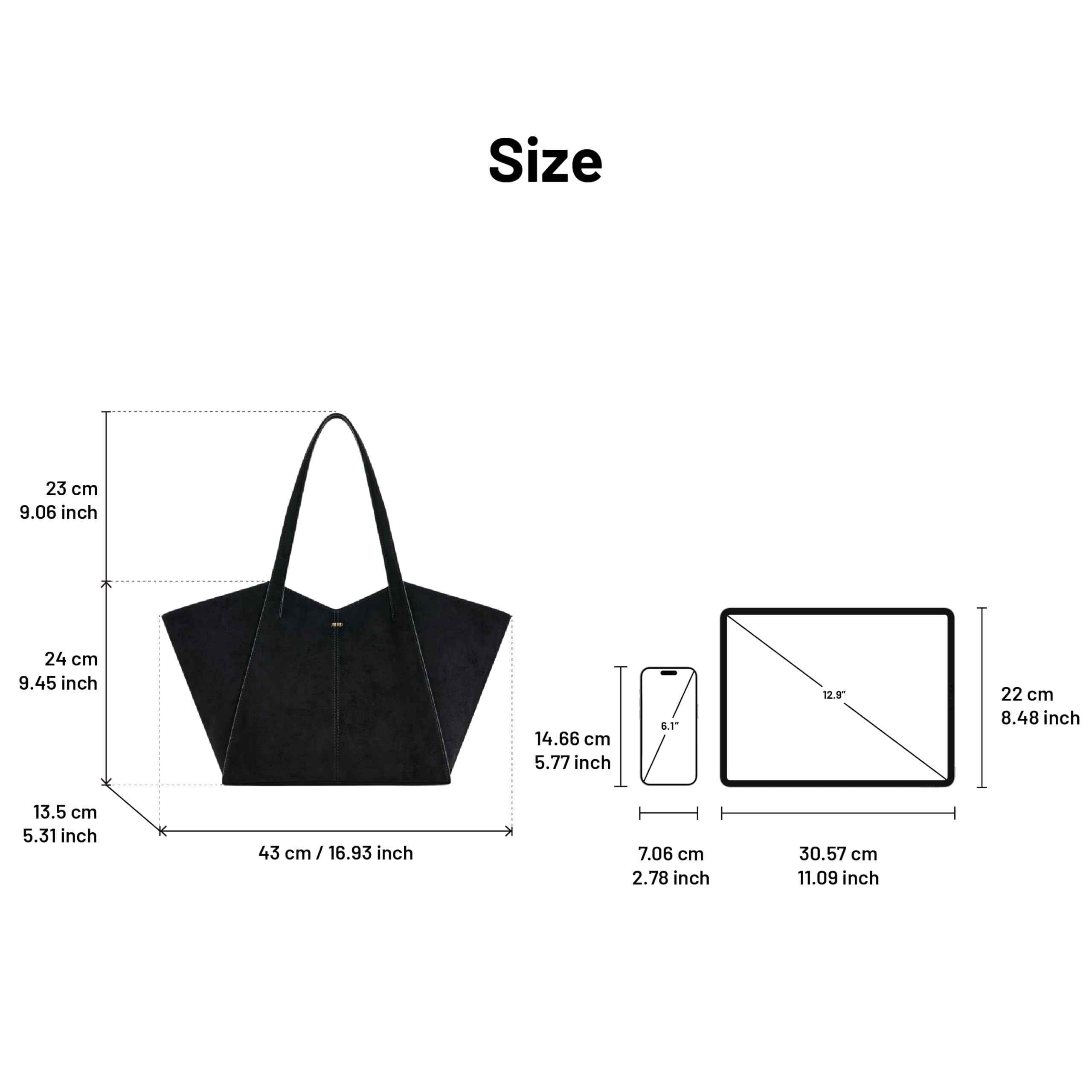 JW PEI Women's Kiana Large Capacity Tote Bag