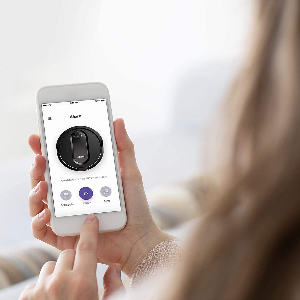 Shark Robot Vacuum & Mop Combo, Powerful Suction, Matrix Plus, 60-Day Debris Capacity, HEPA Bagless Self Empty Base, Sonic Mopping, Home Mapping for Pet Hair - Carpets & Hardfloor, AV2610WA