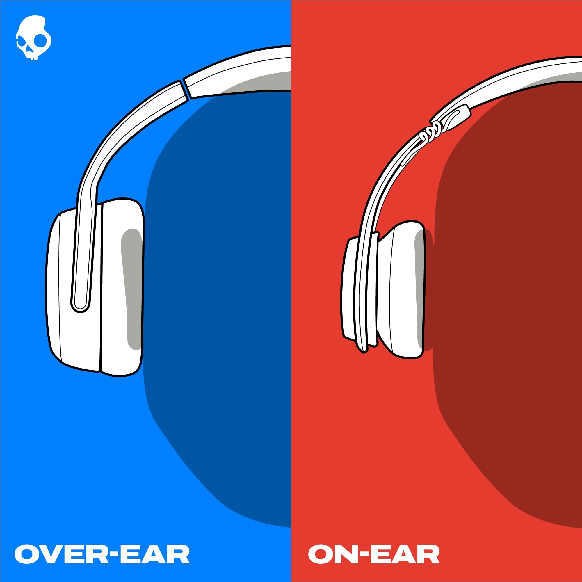 Skullcandy Crusher ANC 2 Wireless Over-Ear Bluetooth Headphones with Extra USB-C Charging Cable, Multi-Sensory Bass, Active Noise Cancelling, 60 Hours Battery, Microphone iPhone Android - True Black