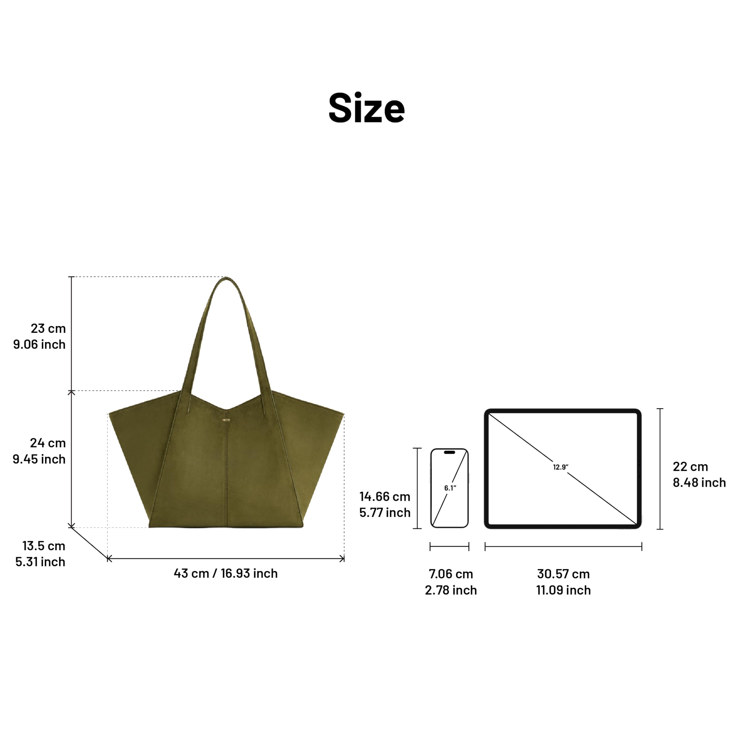 JW PEI Women's Kiana Large Capacity Tote Bag