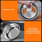 Chafing Dishes for Buffet 4 Pack, 6QT Round Chafing Dish Buffet Set Stainless Steel Buffet Food Warmers Sets for Catering Events Parties Dinners with Complete Set,Gold and Silver