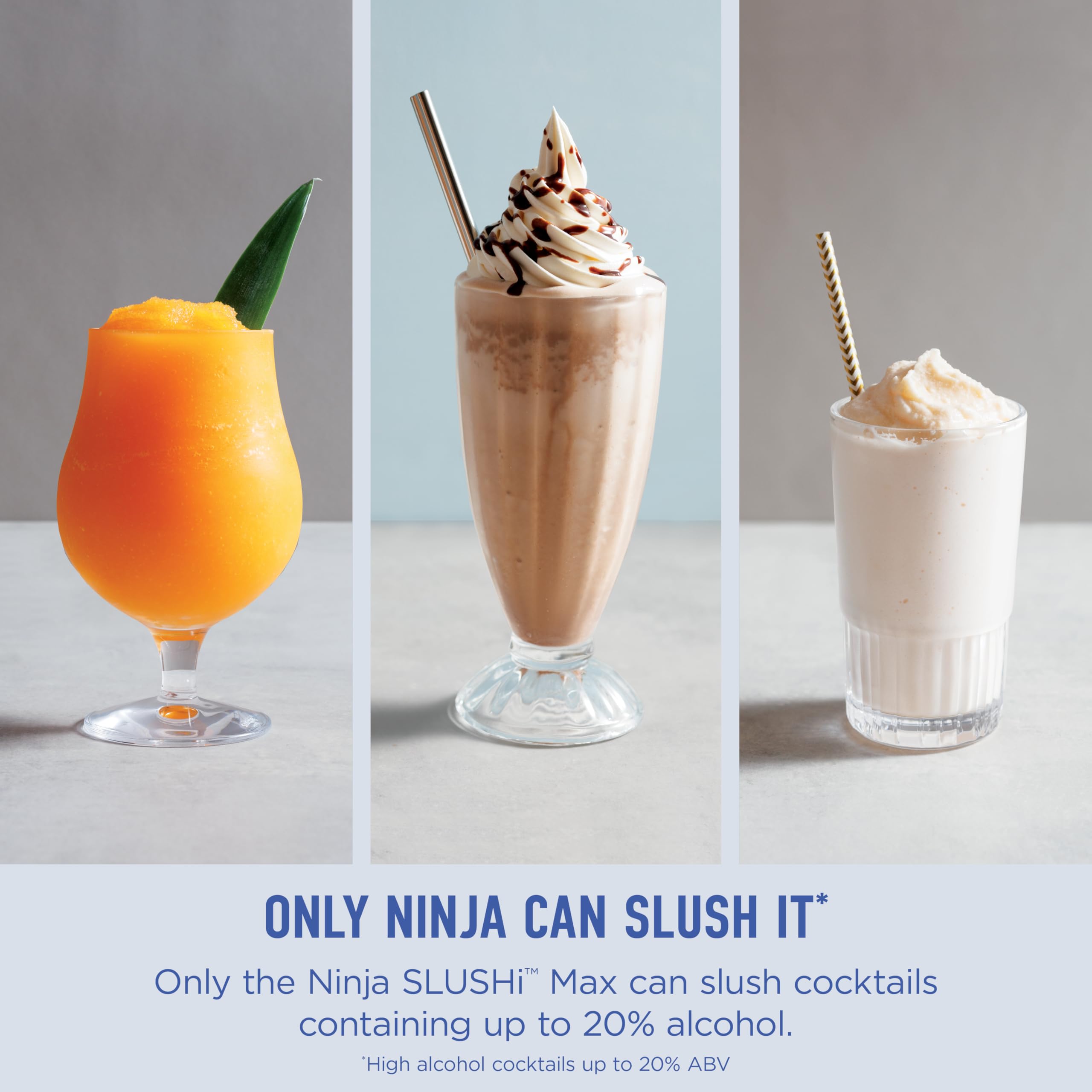 Ninja SLUSHi Max | XXL Smart Frozen Drink Maker | Exclusive Smart Technology | Party-Sized 150oz Capacity | No Ice Needed | 6 Programs | Perfect Temp & Texture up to 12 hours | Blue | FS605SG