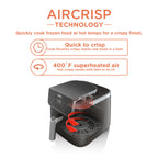 Ninja | Air Fryer Pro XL | 6.5QT Capacity fits up to 9lbs of Wings| 7-in-1 Max Crisp, Broil, Air Fry, Roast, Bake, Reheat & Dehydrate | Dishwasher Safe Parts | Space Saving | Grey | AF182AMZ