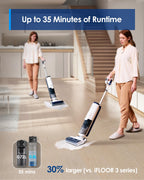Tineco Smart Wet Dry Vacuum Cleaners, Floor Cleaner Mop 2-in-1 Cordless Vacuum for Multi-Surface, Lightweight and Handheld, Floor ONE S5 Combo