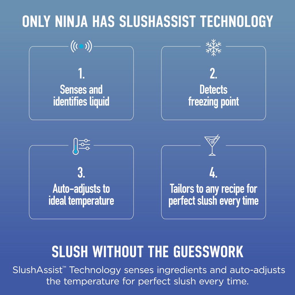 Ninja SLUSHi Max | XXL Smart Frozen Drink Maker | Exclusive Smart Technology | Party-Sized 150oz Capacity | No Ice Needed | 6 Programs | Perfect Temp & Texture up to 12 hours | Blue | FS605SG