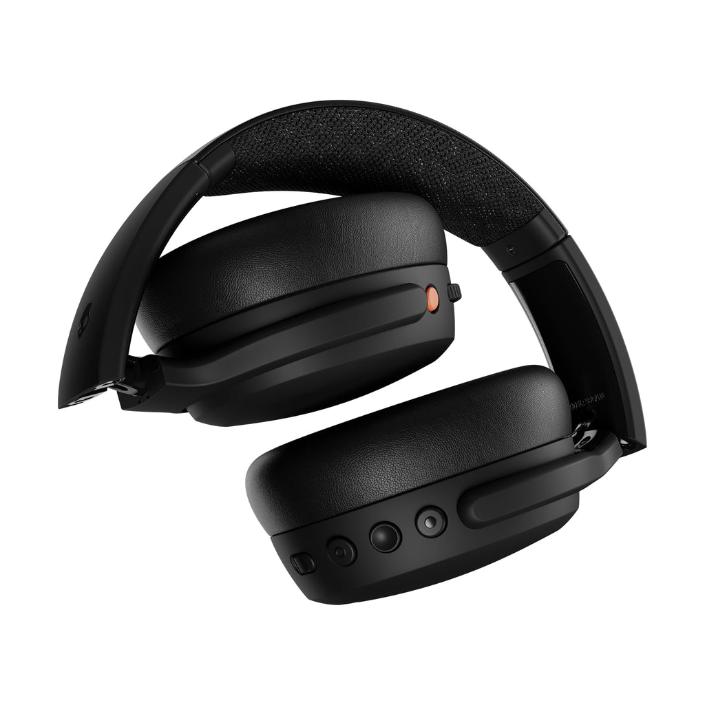 Skullcandy Crusher ANC 2 Wireless Over-Ear Bluetooth Headphones with Extra USB-C Charging Cable, Multi-Sensory Bass, Active Noise Cancelling, 60 Hours Battery, Microphone iPhone Android - True Black