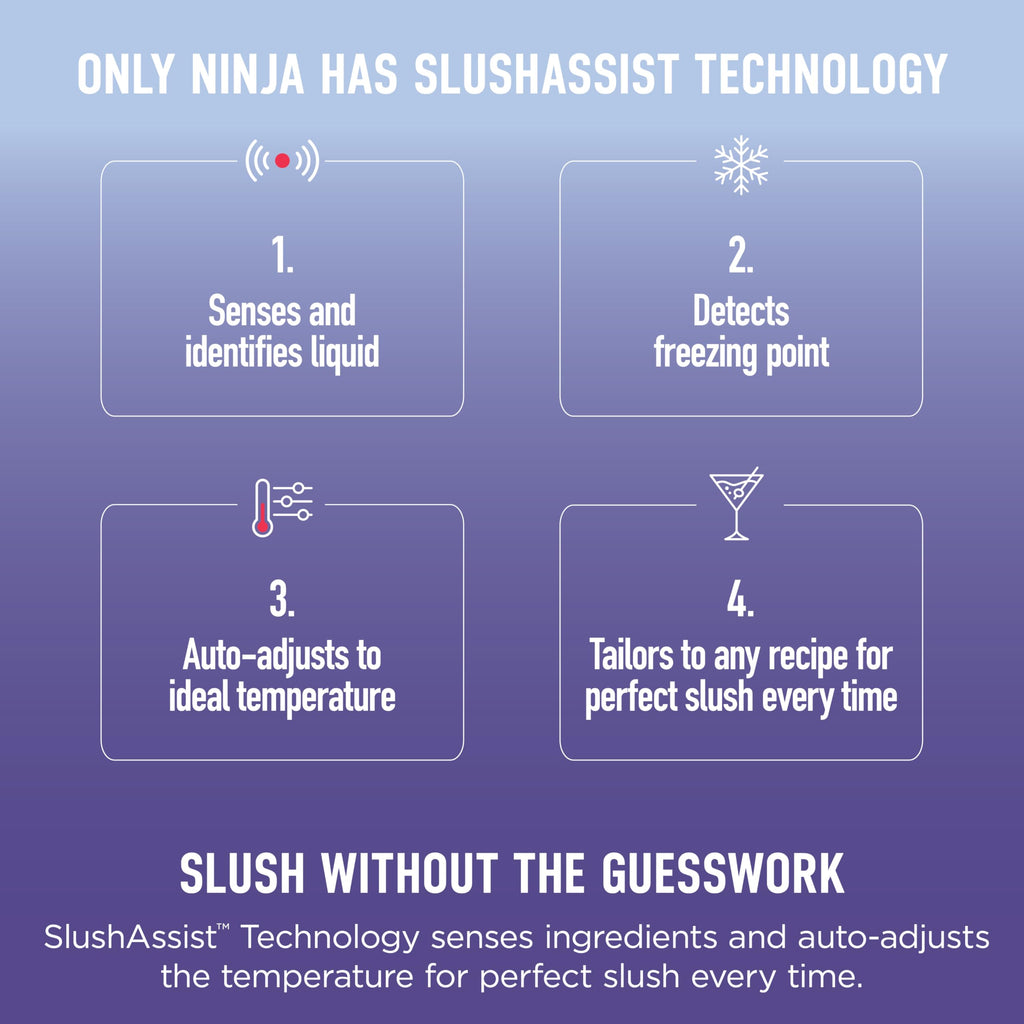 Ninja SLUSHi Max | XXL Smart Frozen Drink Maker | Exclusive Smart Technology | Party-Sized 150oz Capacity | No Ice Needed | 6 Programs | Perfect Temp & Texture up to 12 hours | Blue | FS605SG