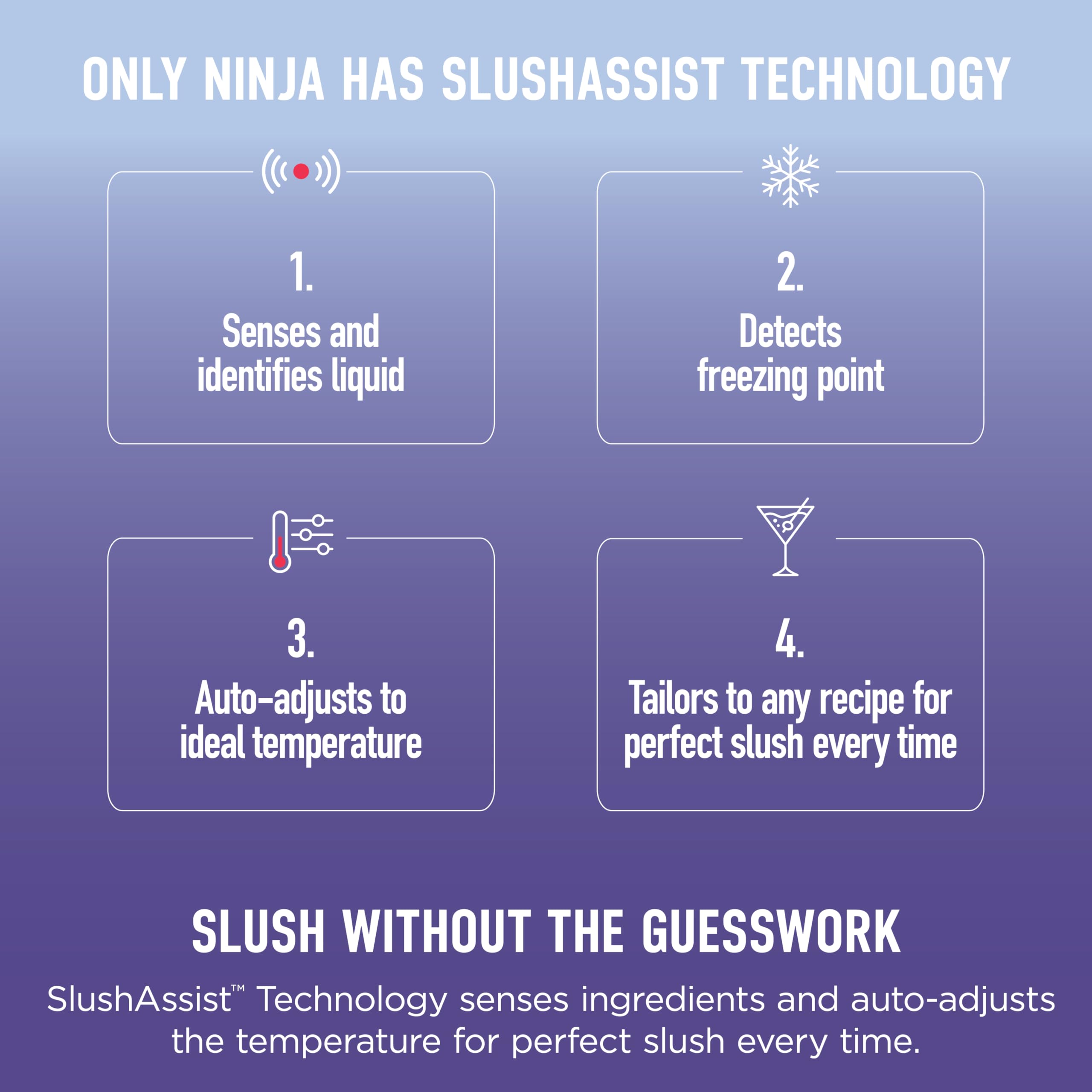 Ninja SLUSHi Max | XXL Smart Frozen Drink Maker | Exclusive Smart Technology | Party-Sized 150oz Capacity | No Ice Needed | 6 Programs | Perfect Temp & Texture up to 12 hours | Blue | FS605SG