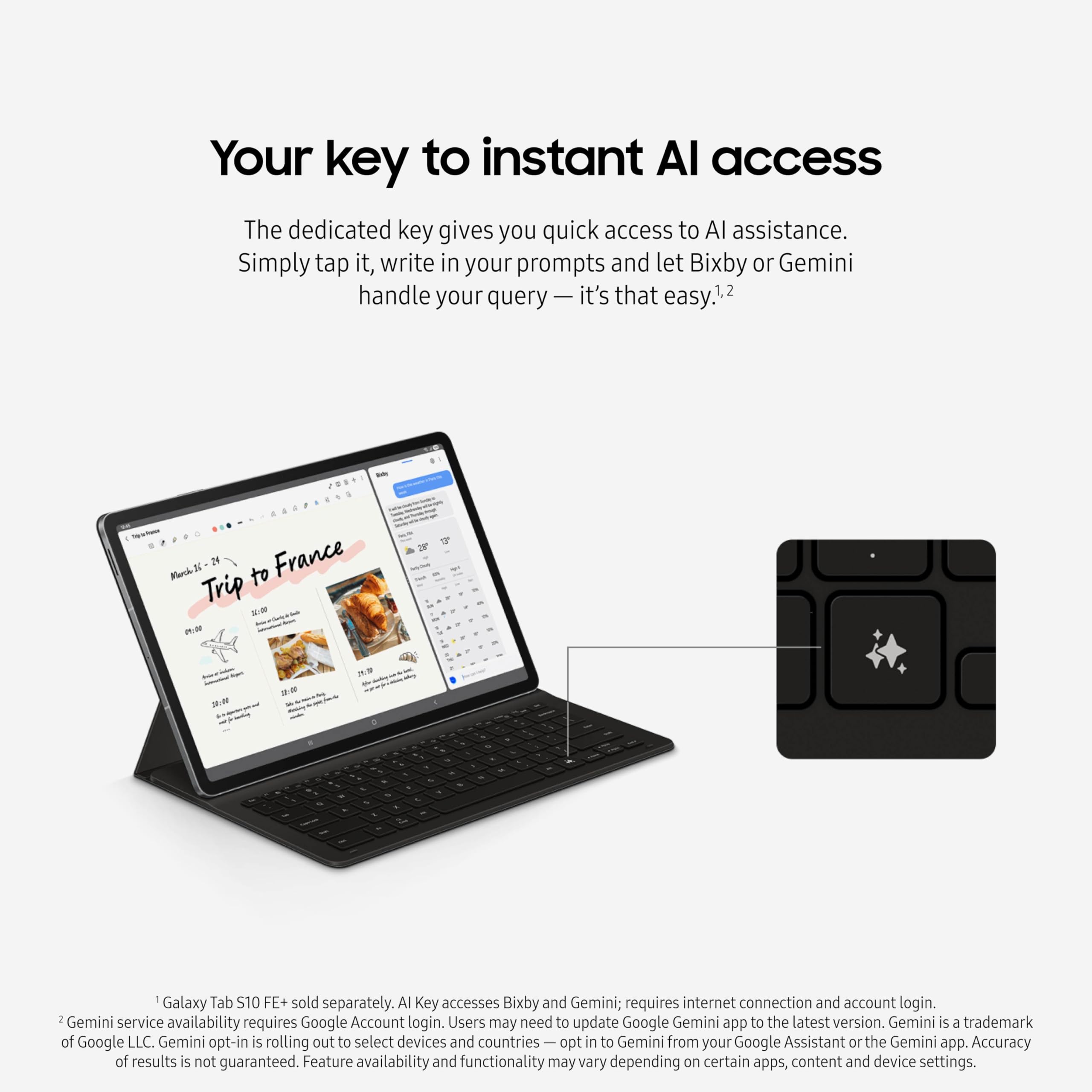 SAMSUNG Galaxy Tab S10 FE 128GB WiFi Android Tablet, Large Display, Long Battery Life, Exynos 1580 Processor, IP68 Water-Resistant, 90 Hz Refresh, S Pen for Note-Taking, US Version, Silver