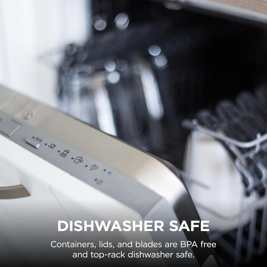 Ninja Blender & Food Processor Combo, Foodi Power Blender System for Smoothies, Bowls, Spreads & Shakes, 6 Functions, 72-oz Pitcher, To-Go Cups, Silver, SS401