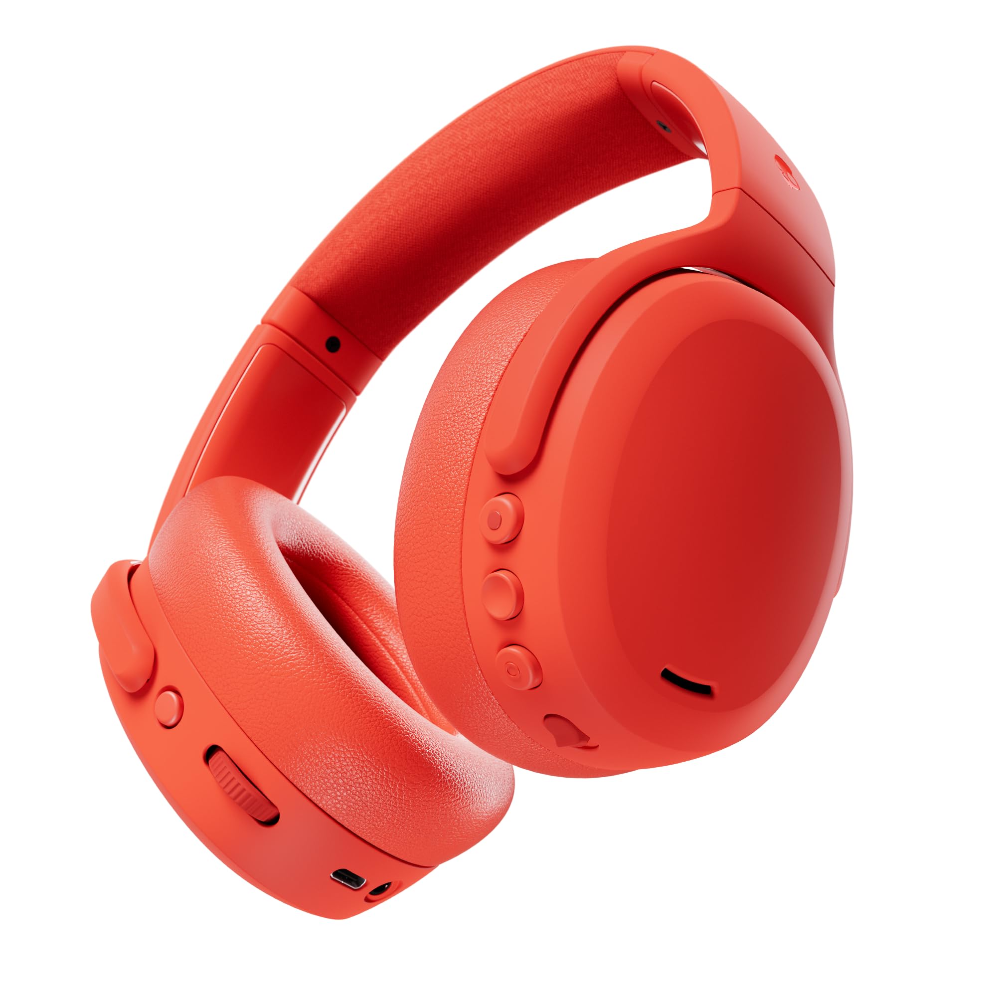 Skullcandy Crusher ANC 2 Wireless Over-Ear Bluetooth Headphones with Extra USB-C Charging Cable, Multi-Sensory Bass, Active Noise Cancelling, 60 Hours Battery, Microphone iPhone Android - True Black