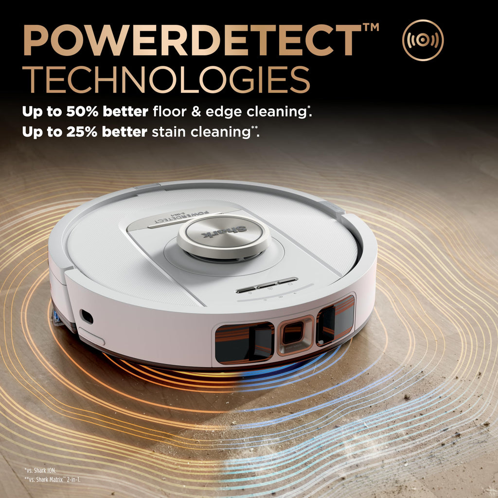 Shark Robot Vacuum & Mop Combo, PowerDetect NeverTouch Pro, Self-Emptying, Self-Refill with Self-Clean Pad Wash & Dry, 60-Day Debris Capacity, 30-Day Refill Tank, 5 Technologies, Black, AV2800ZEBK