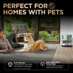 Shark Robot Vacuum & Mop Combo, PowerDetect NeverTouch Pro, Self-Emptying, Self-Refill with Self-Clean Pad Wash & Dry, 60-Day Debris Capacity, 30-Day Refill Tank, 5 Technologies, Black, AV2800ZEBK