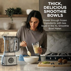 Ninja Blender & Food Processor Combo, Foodi Power Blender System for Smoothies, Bowls, Spreads & Shakes, 6 Functions, 72-oz Pitcher, To-Go Cups, Silver, SS401