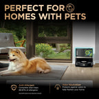 Shark Robot Vacuum & Mop Combo, PowerDetect NeverTouch Pro, Self-Emptying, Self-Refill with Self-Clean Pad Wash & Dry, 60-Day Debris Capacity, 30-Day Refill Tank, 5 Technologies, Black, AV2800ZEBK