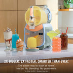 Ninja SLUSHi Max | XXL Smart Frozen Drink Maker | Exclusive Smart Technology | Party-Sized 150oz Capacity | No Ice Needed | 6 Programs | Perfect Temp & Texture up to 12 hours | Blue | FS605SG