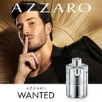 Azzaro Wanted Eau de Parfum - Energizing & Intense Mens Cologne - Woody, Aromatic & Spicy Fragrance - Fresh Notes of Juniper Berries, Sage, Vetiver - Lasting Wear - Luxury Perfumes for Men