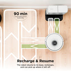 Shark Robot Vacuum & Mop Combo, Powerful Suction, Matrix Plus, 60-Day Debris Capacity, HEPA Bagless Self Empty Base, Sonic Mopping, Home Mapping for Pet Hair - Carpets & Hardfloor, AV2610WA