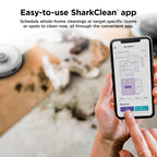 Shark Robot Vacuum & Mop Combo, Powerful Suction, Matrix Plus, 60-Day Debris Capacity, HEPA Bagless Self Empty Base, Sonic Mopping, Home Mapping for Pet Hair - Carpets & Hardfloor, AV2610WA