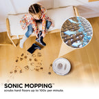 Shark Robot Vacuum & Mop Combo, Powerful Suction, Matrix Plus, 60-Day Debris Capacity, HEPA Bagless Self Empty Base, Sonic Mopping, Home Mapping for Pet Hair - Carpets & Hardfloor, AV2610WA