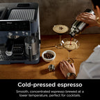 Ninja Luxe Café 3-in-1 Espresso, Drip Coffee and Cold Brew Machine | Intergrated Coffee Grinder, Milk Frother, Assisted Tamper & Built-In Espresso Accessory Storage | Stainless Steel | ES601