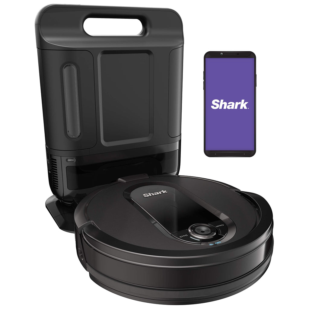 Shark Robot Vacuum & Mop Combo, PowerDetect NeverTouch Pro, Self-Emptying, Self-Refill with Self-Clean Pad Wash & Dry, 60-Day Debris Capacity, 30-Day Refill Tank, 5 Technologies, Black, AV2800ZEBK