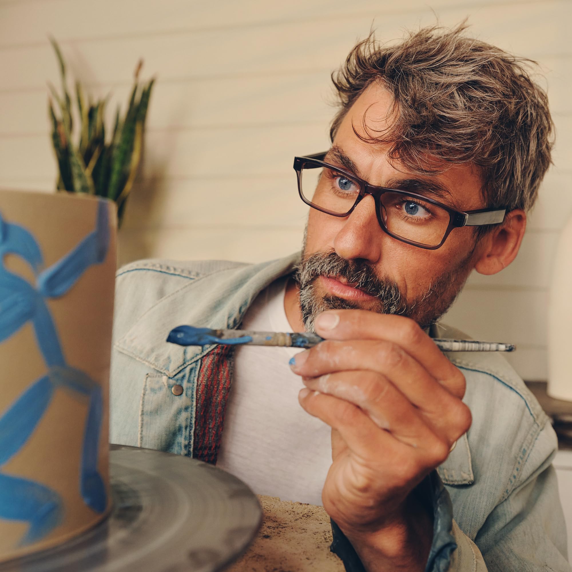 Amazon Echo Frames (newest model) + Echo Show 8 (newest model), Smart Glasses with Alexa, Rectangle frames in Classic Black with blue light filtering lenses