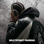 Skullcandy Crusher ANC 2 Wireless Over-Ear Bluetooth Headphones with Extra USB-C Charging Cable, Multi-Sensory Bass, Active Noise Cancelling, 60 Hours Battery, Microphone iPhone Android - True Black