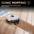 Shark Robot Vacuum & Mop Combo, PowerDetect NeverTouch Pro, Self-Emptying, Self-Refill with Self-Clean Pad Wash & Dry, 60-Day Debris Capacity, 30-Day Refill Tank, 5 Technologies, Black, AV2800ZEBK