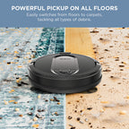 Shark Robot Vacuum & Mop Combo, PowerDetect NeverTouch Pro, Self-Emptying, Self-Refill with Self-Clean Pad Wash & Dry, 60-Day Debris Capacity, 30-Day Refill Tank, 5 Technologies, Black, AV2800ZEBK